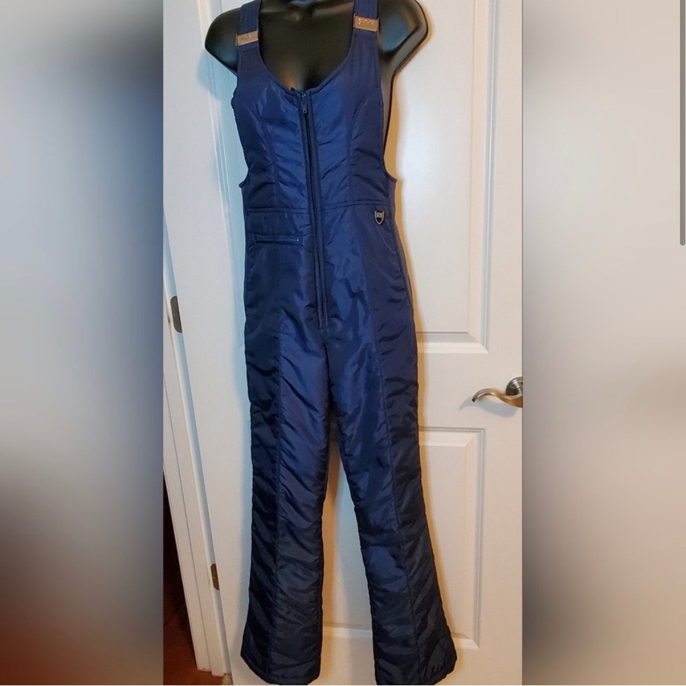 Vintage SKYR Womens Blue Snow Skier Jumpsuit Excellent Condition Size Medium